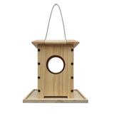 Gracie Oaks Adalbern 7.9 in x 7.9 in. x 5.9 in Birdhouse Wood in Brown, Size 7.9 H x 7.9 W x 5.9 D in | Wayfair BC30EFAEFBD347FCB4D8FCDF0B7F7E4E