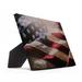 Ebern Designs Inya American Flag Easelback Wood in Brown/Red | 10 H x 8 W x 0.5 D in | Wayfair F72E47FCC31F423B96BBCDDE487312F3