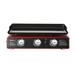 Royal Gourmet 3 - Burner Portable Liquid Propane Gas Griddle Stainless Steel/Steel in Red | 7.87 H x 26.69 W x 16.14 D in | Wayfair PD1303R