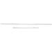 Arlmont & Co. Clear 48" Budget Banner Hanger & Poster Display Plastic in Gray/White | 0.98 H x 47.24 W x 0.79 D in | Wayfair