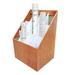 Inbox Zero Economy Corrugated Cardboard Blueprint Organizor Corrugated Roll File Display Drawing Stand Artist in Brown | Wayfair