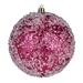 The Holiday Aisle® Glitter Hail Ball Ornament Plastic in Red | 4.75 H x 4.75 W in | Wayfair DA1BFFD3FC6A423B8A7109717B591F68