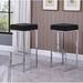 Everly Quinn John-Henry Counter & Bar Stool Upholstered/Velvet/Metal in Gray/Black | 31 H x 14.5 W x 14 D in | Wayfair