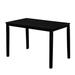 Charlton Home® Tudor City Dining Table Wood in Black | 29 H x 45 W x 28 D in | Wayfair 29E0C6A64F88437BA09DF0C68E93C50B