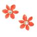 Kate Spade Jewelry | Kate Spade Lovely Lilies Floral Earrings Lovely Lilies | Color: Gold/Orange | Size: Os