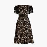 J. Crew Dresses | J. Crew Off-The-Shoulder Lace Dress | Color: Black/Tan | Size: 0