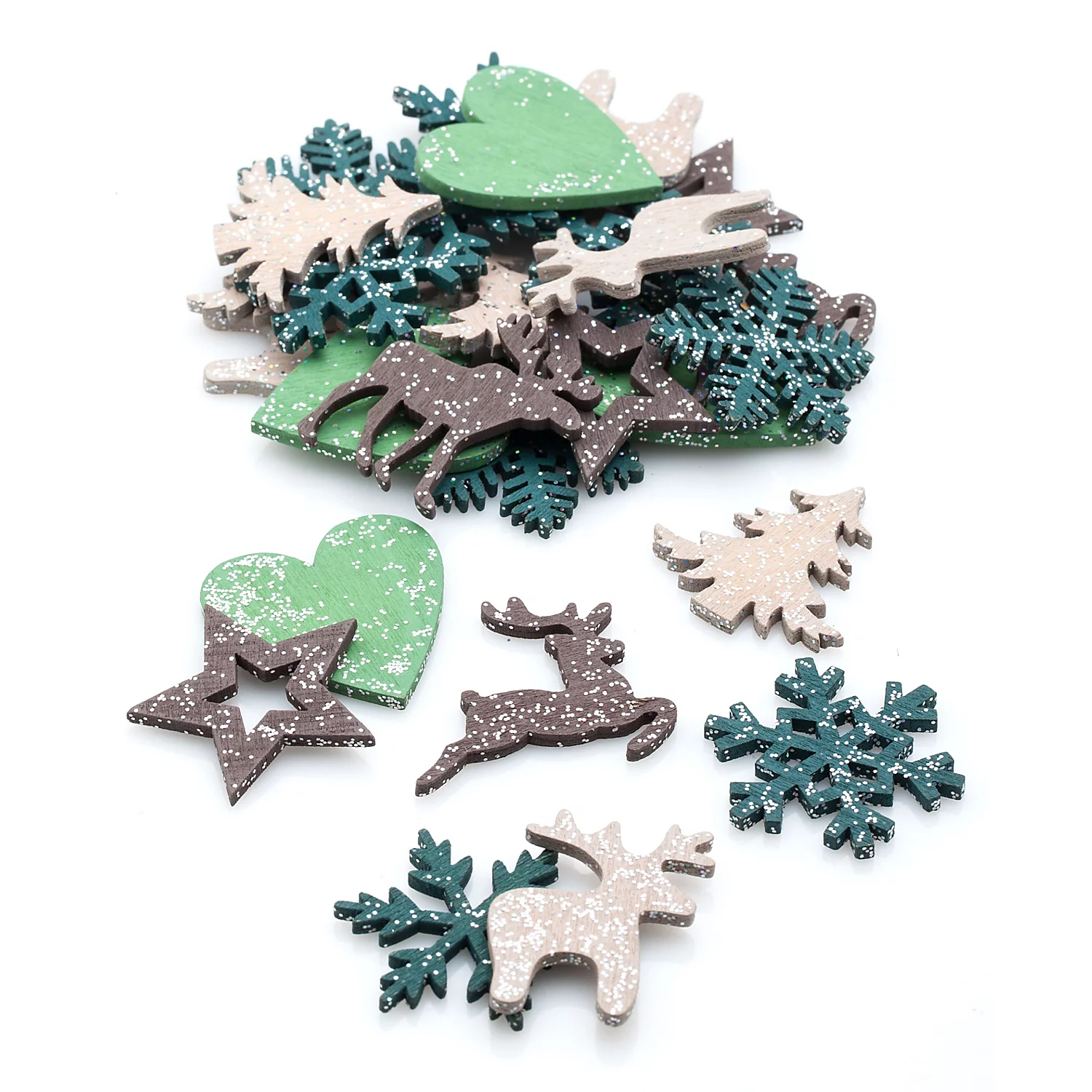 Streuteile Weihnachten, 3,5 - 4 cm, 36 Stück Image