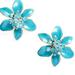 Kate Spade Jewelry | Kate Spade ‘Lovely Lilies' Stud Earring Turquoise Lovely Lilies | Color: Blue/Green | Size: Os