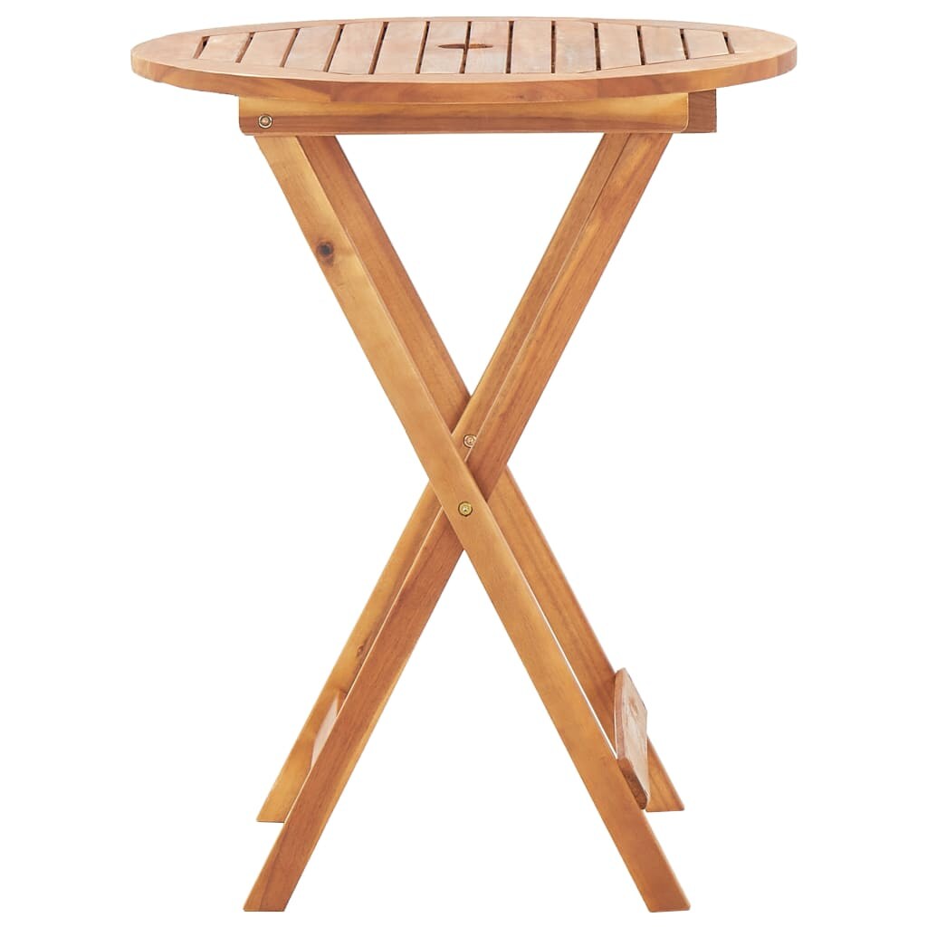 vidaXL Gartentisch Klappbar 60x75 cm Massivholz Akazie Image