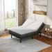 Alwyn Home Pinal Massaging Zero Gravity Adjustable Bed w/ Wireless Remote, Latex | 16 H x 59 W x 79 D in | Wayfair 1749D197FEFB4EEDA8AAE48C13656B49