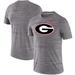 Men's Nike Heathered Charcoal Georgia Bulldogs Big & Tall Velocity Performance T-Shirt
