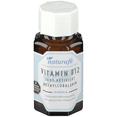 Naturafit Vitamin B12 1000 µg aktiviert Kapseln 90 St Image