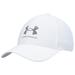 Men's Under Armour White Logo Performance Flex Hat