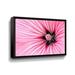 Winston Porter Pink Striped Flower by Cora Niele - Graphic Art Print on Canvas Canvas, Glass | 8 H x 12 W x 2 D in | Wayfair