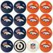 Imperial Denver Broncos Billiard Ball Set with Numbers