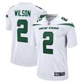 Men's Nike Zach Wilson White New York Jets Game Jersey