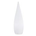 Lampadaire extérieur sans fil Polypropylène Blanc H120CM