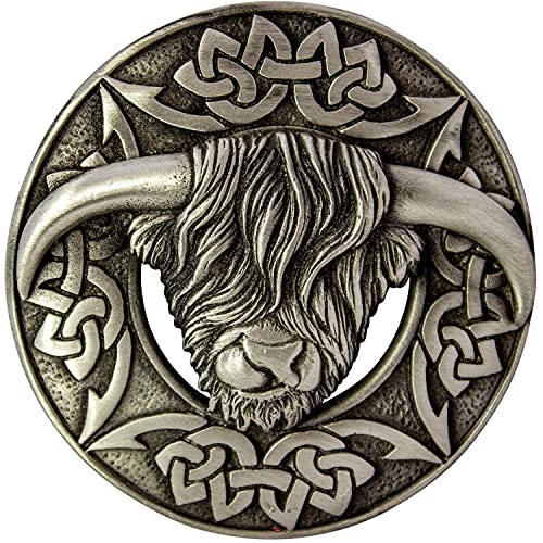 Plaid Brooch Fly Scottish Pewter Highland Cow Celtic Knot Antique Finish Scottish Celtic Silver Kilt Pin Novelty Brooches & Pins Kilt Outfits for Men