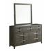 Latitude Run® Bartlum 7 Drawer Double Dresser Wood in Gray | 35 H x 58 W x 17 D in | Wayfair 51FC6F3B788844AAB25F9E86C0EA7555