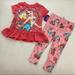 Disney Matching Sets | Disney Ariel Cute Leggings Set 2145 | Color: Red | Size: Various