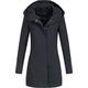 VERO MODA Women's Vmverodona Ls Jacket Noos Trenchcoat Long Sleeve Coat, Black (Black Black), XS (Manufacturer Size: 34)