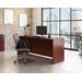 "Affirm 72"" x 24"" Cherry Commercial Office Desk - Sauder 426276"