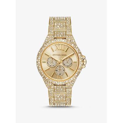 Oversized Camille Pavé Gold-tone Watch - Metallic - Michael Kors Watches