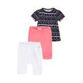 s.Oliver Junior Baby-Mädchen 405.10.105.12.130.2103177 T-Shirt, White/pink/Blue AOP, 68