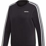 Adidas Tops | Adidas Women’s Essential 3-Stripes Sweatshirt | Color: Black | Size: S