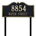 Whitehall Products Hillsboro 2-Line Lawn Address Sign Metal | 29 H x 25 W x 1 D in | Wayfair 1190BG