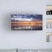 Highland Dunes A Touch of Orange by Beata Czyzowska - Wrapped Canvas Photograph Print Metal in Black/Blue/Gray | 16 H x 32 W x 2 D in | Wayfair