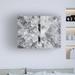 Millwood Pines Snowflake by Karolis Jay - Wrapped Canvas Photograph Print Canvas in Black/Gray/White | 14 H x 19 W x 2 D in | Wayfair