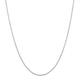 Kuzzoi Exclusive 925 silver men's necklace, round cord chain, silver (2 mm), solid silver chain for men without pendant, twisted look, length 55