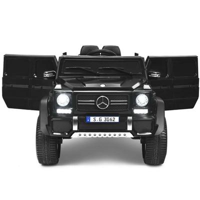 Costway 12V Licensed Mercedes-Benz Kids Ride On Car-Black