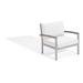 Sol 72 Outdoor™ Mckinnon Patio Chair w/ Cushions in Gray/White/Brown | 34.75 H x 33.5 W x 32 D in | Wayfair AEC2C01177E748CC8A95AEA13BCC43C7