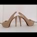 Jessica Simpson Shoes | Jessica Simpson High Heel Sandals 8.5 | Color: Tan | Size: 8.5