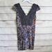 Free People Dresses | Intimately Free People Bodycon Mini Dress | Color: Black/Purple | Size: M