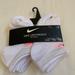 Nike Accessories | Nike White 6-Pk Lightweight No Show Socks Youth | Color: White | Size: 7c - 10c