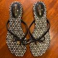Kate Spade Shoes | Kate Spade Summer Slippers | Size 6.5 | Color: Black/White | Size: 6.5