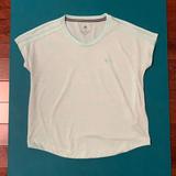 Adidas Tops | Adidas Short Sleeve Shirt (Small) | Color: Green/White | Size: S