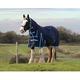 Jump Equestrian No Fill Lightweight Horse Turnout Rug 600 D Combo Navy Turnout Rug (6'3'')