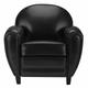 Fauteuil Club noir - Noir