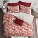 Red Barrel Studio® Tangleton Barn Red/Beige Comforter Set Polyester/Polyfill/Cotton in Red/White | King Comforter + 2 Shams | Wayfair