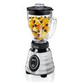 Oster® Classic Series Heritage Blender w/ 6-Cup Glass Jar, Stainless Steel in Gray, Size 14.2 H x 8.7 W x 10.4 D in | Wayfair 2107238