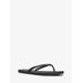 Michael Kors Jinx Logo Flip Flop Black 6