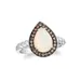 Le Vian 7/8 Ct. T.w. Opal And 1/5 Ct. T.w. Chocolate Diamond® Ring In 14K Vanilla Gold