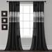 Night Sky Window Curtain Panels Black 42X84 single - Lush Decor 16T006097