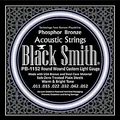 Cordes de guitare acoustique Black Smith légères ou personnalisées en Bronze phosphoreux