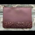 Kate Spade Bags | Kate Spade New York Leather Gia Clutch Bag | Color: Pink | Size: Os