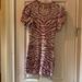 Free People Dresses | Free People Body Con Dress | Color: Cream/Purple | Size: Xs